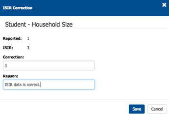 Household size
